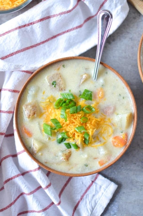  This bowl of comfort is packed with flavor despite being dairy-free and gluten-free.