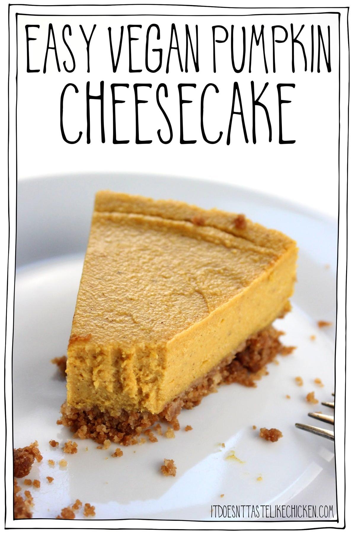  This cheesecake is the perfect dessert for Thanksgiving dinner – or anytime!