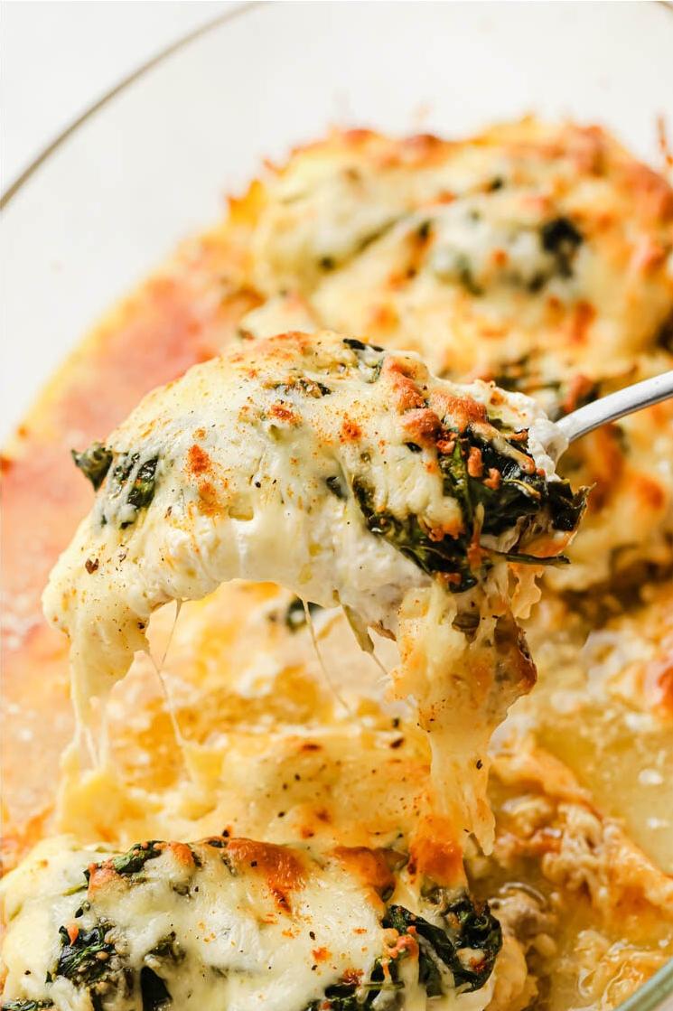  This creamy and cheesy chicken bake is free from gluten, dairy, and guilt!
