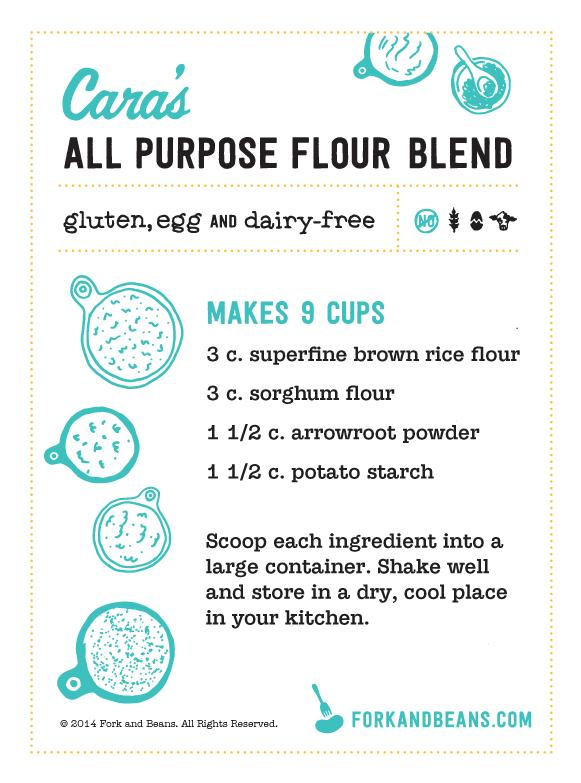  This flour mix is perfect for anyone with gluten sensitivities or Celiac disease.