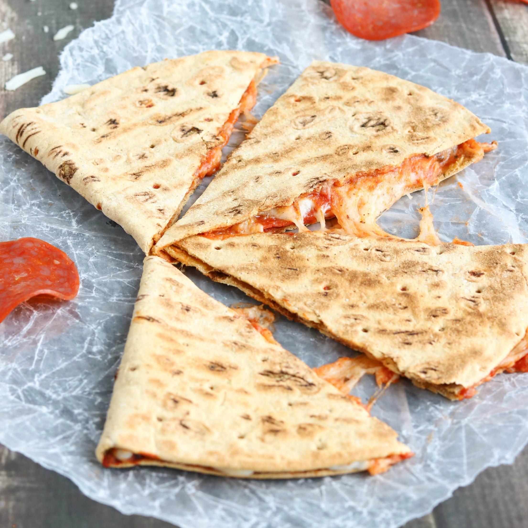  This gluten-free pepperoni pizza quesadilla is about to become your new go-to comfort food.