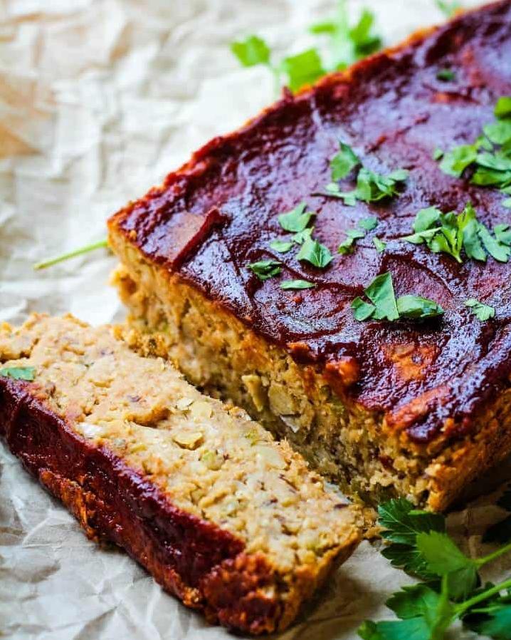  This isn't your mom's meatloaf: our version is gluten-free and vegetarian.