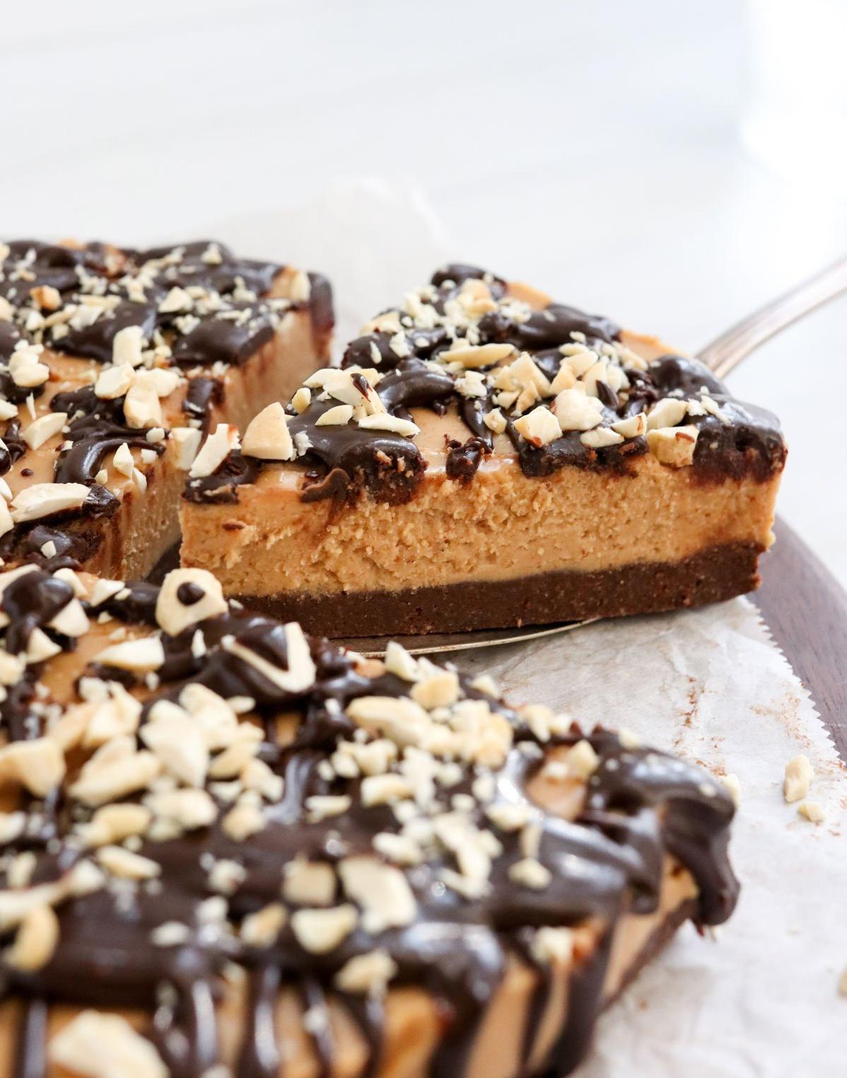  This pie is a heaven for peanut butter lovers.
