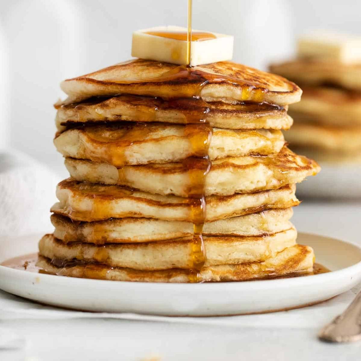  This recipe makes pancakes that are so delicious, you'll be surprised they're dairy-free as well.