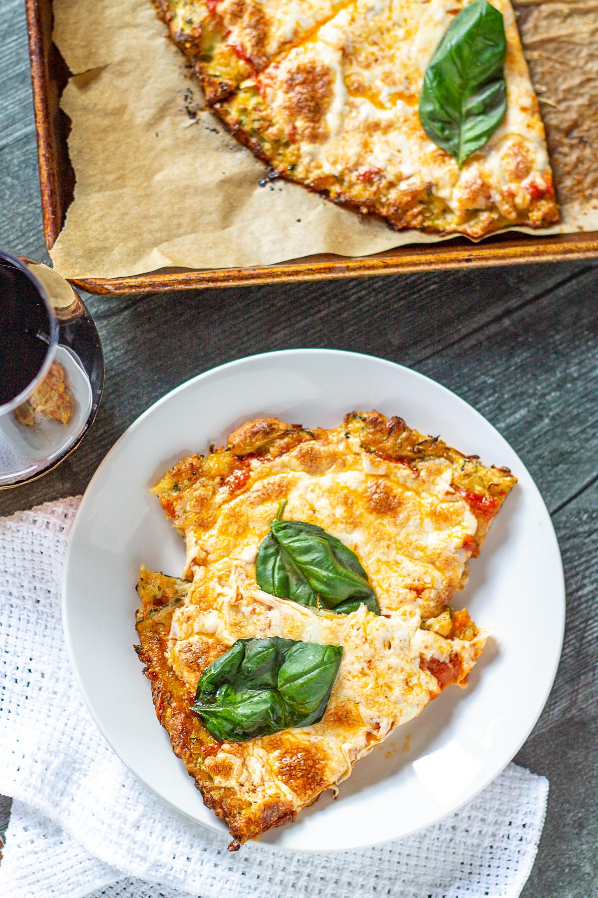  This zucchini pizza crust is a game-changer for gluten-free pizza lovers!