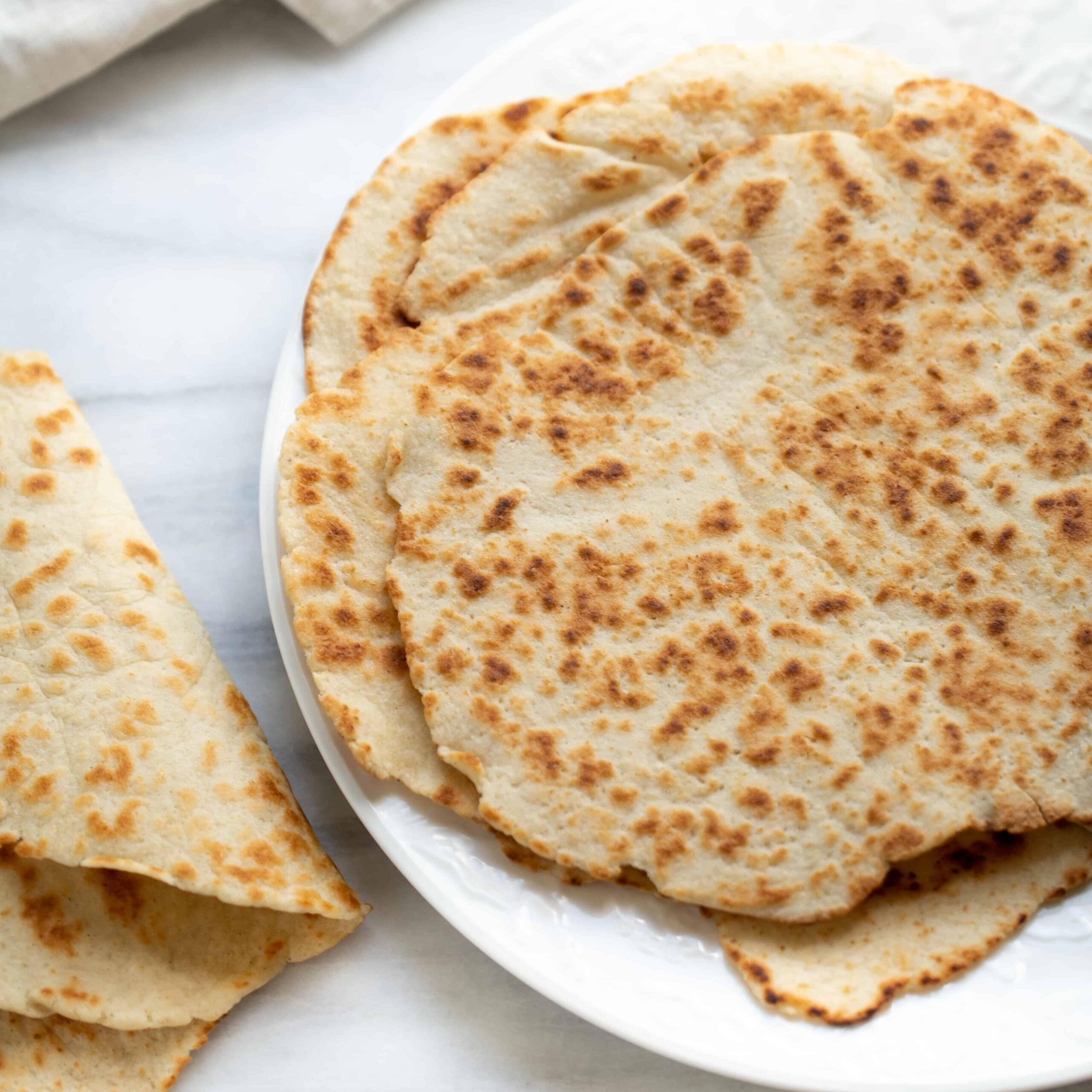  Tired of plain old sandwich bread? My gluten-free flatbread wraps are here to save the day!