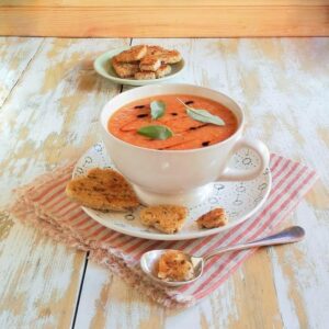 Tomato and Apple Soup (Dairy Free Gluten Free)