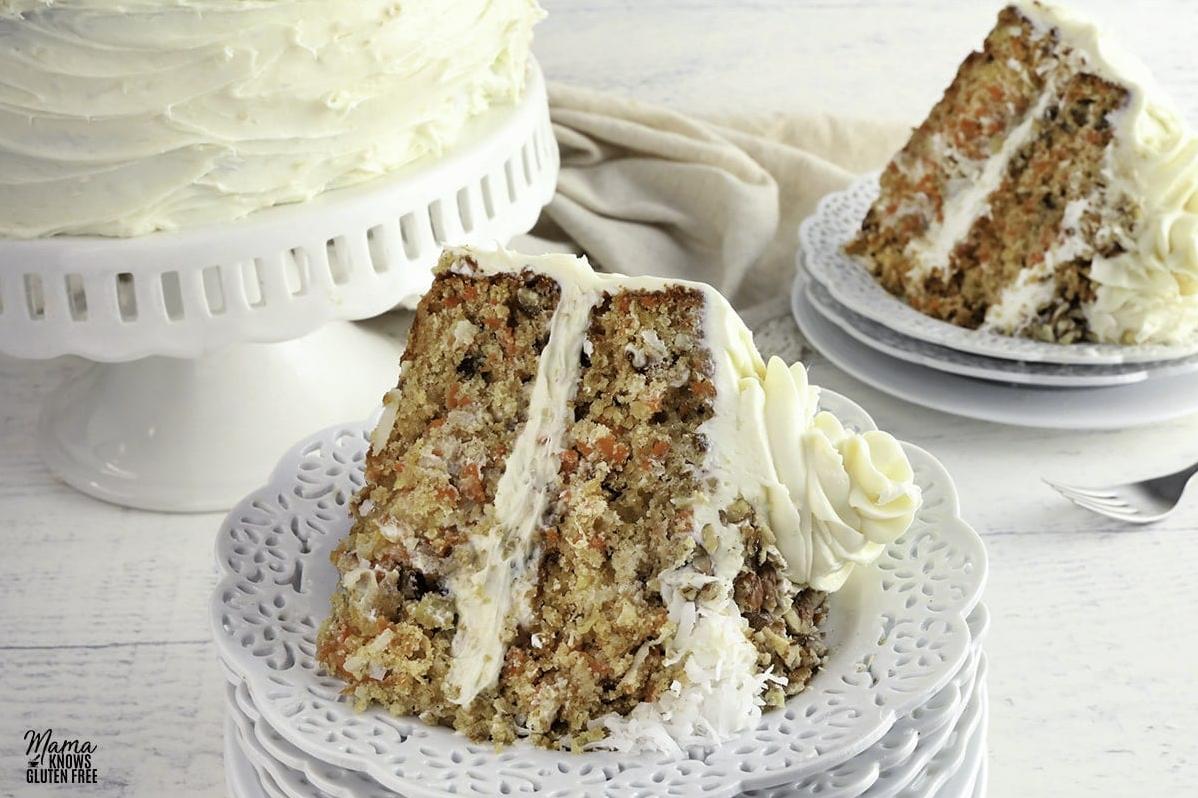  Treat yourself to a slice of this heavenly gluten-free carrot cake, and thank me later.
