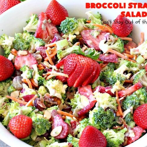 Vegan Broccoli and Strawberry Salad - Gluten Free