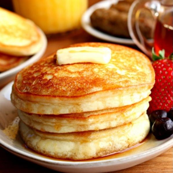  Wake up to a hearty breakfast with this gluten-free pancake.