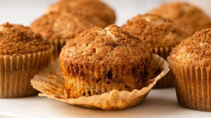 Wake up to the aroma of cinnamon raisin goodness with these muffins!
