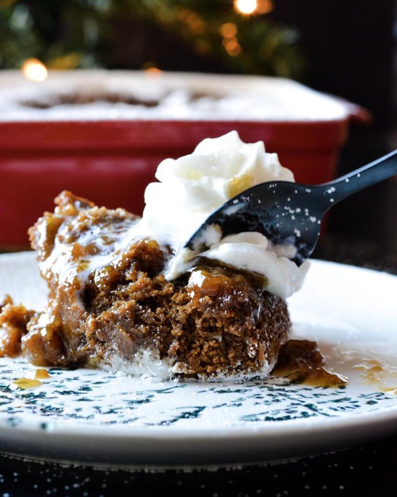  Warm up with a cozy gluten-free ginger bread pudding!
