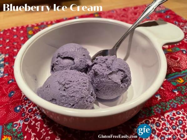  When life gives you blueberries, make ice cream!