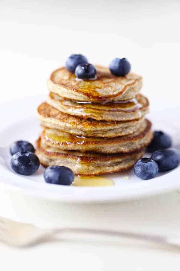  Why choose between pancakes and healthy food when you can have both with these gluten-free silver dollar pancakes?