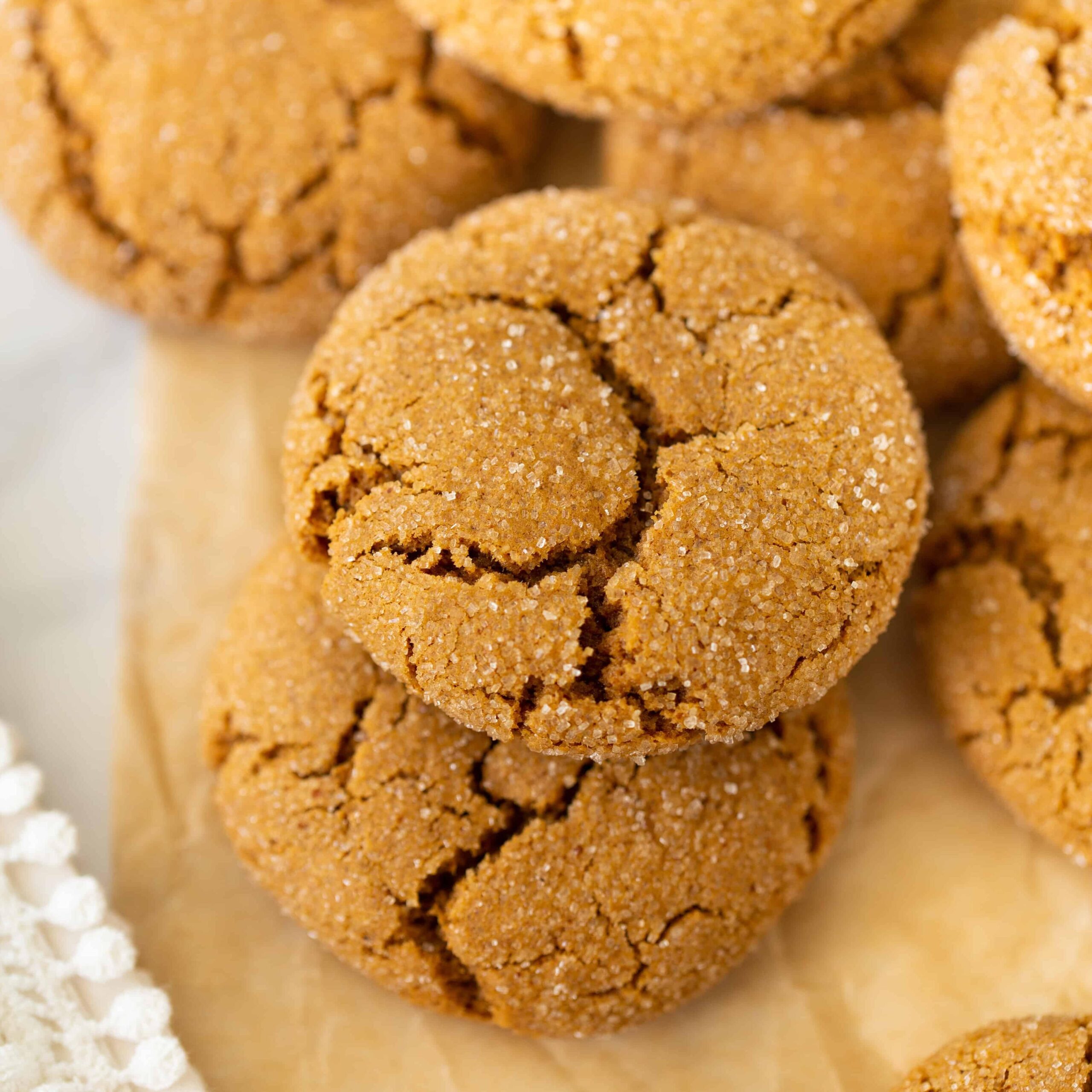  With a crispy outer layer and a soft inner center, these cookies are a texture-lover's dream.