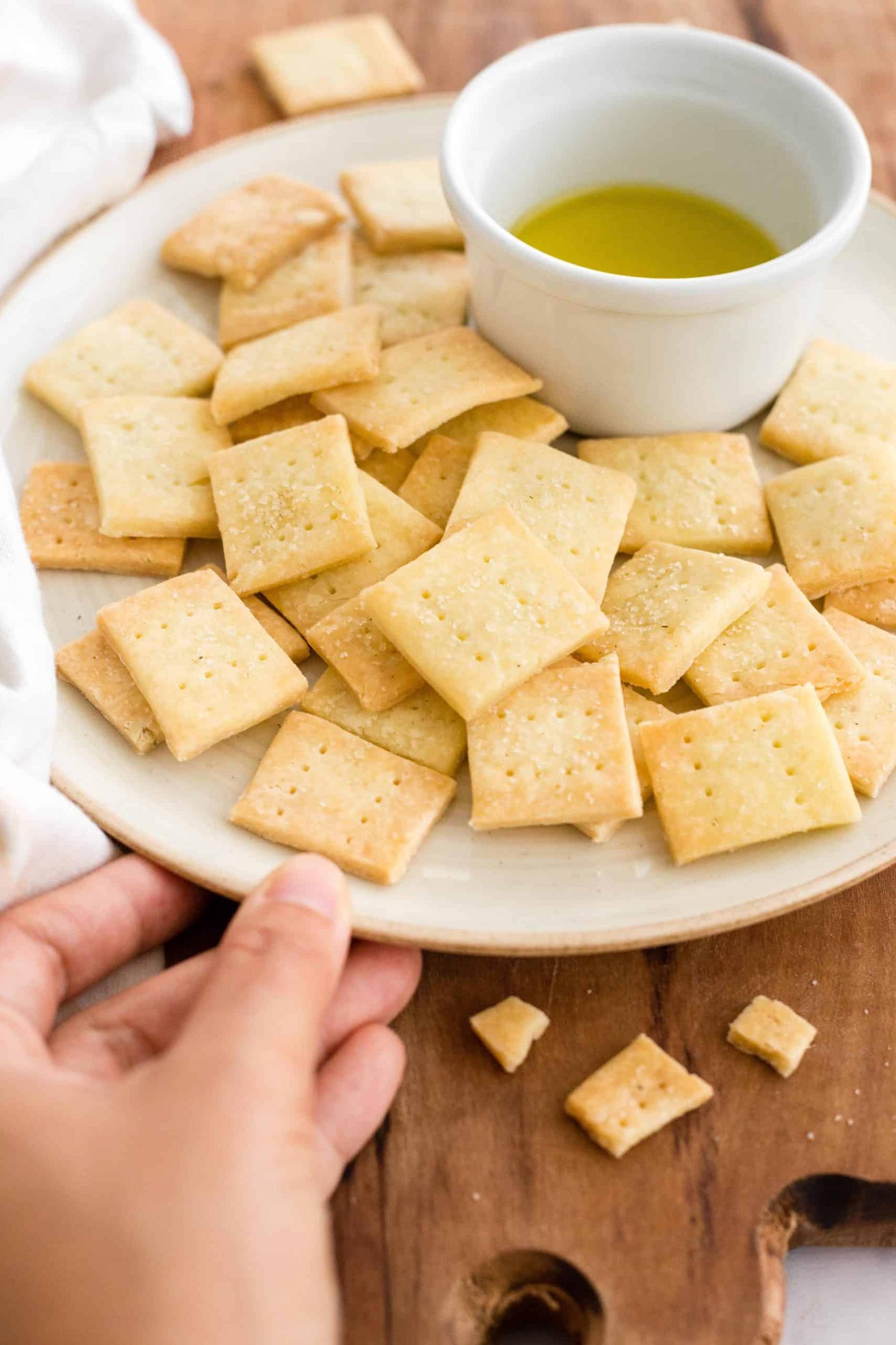  With just a few simple ingredients, you can make delicious gluten and dairy free crackers at home.