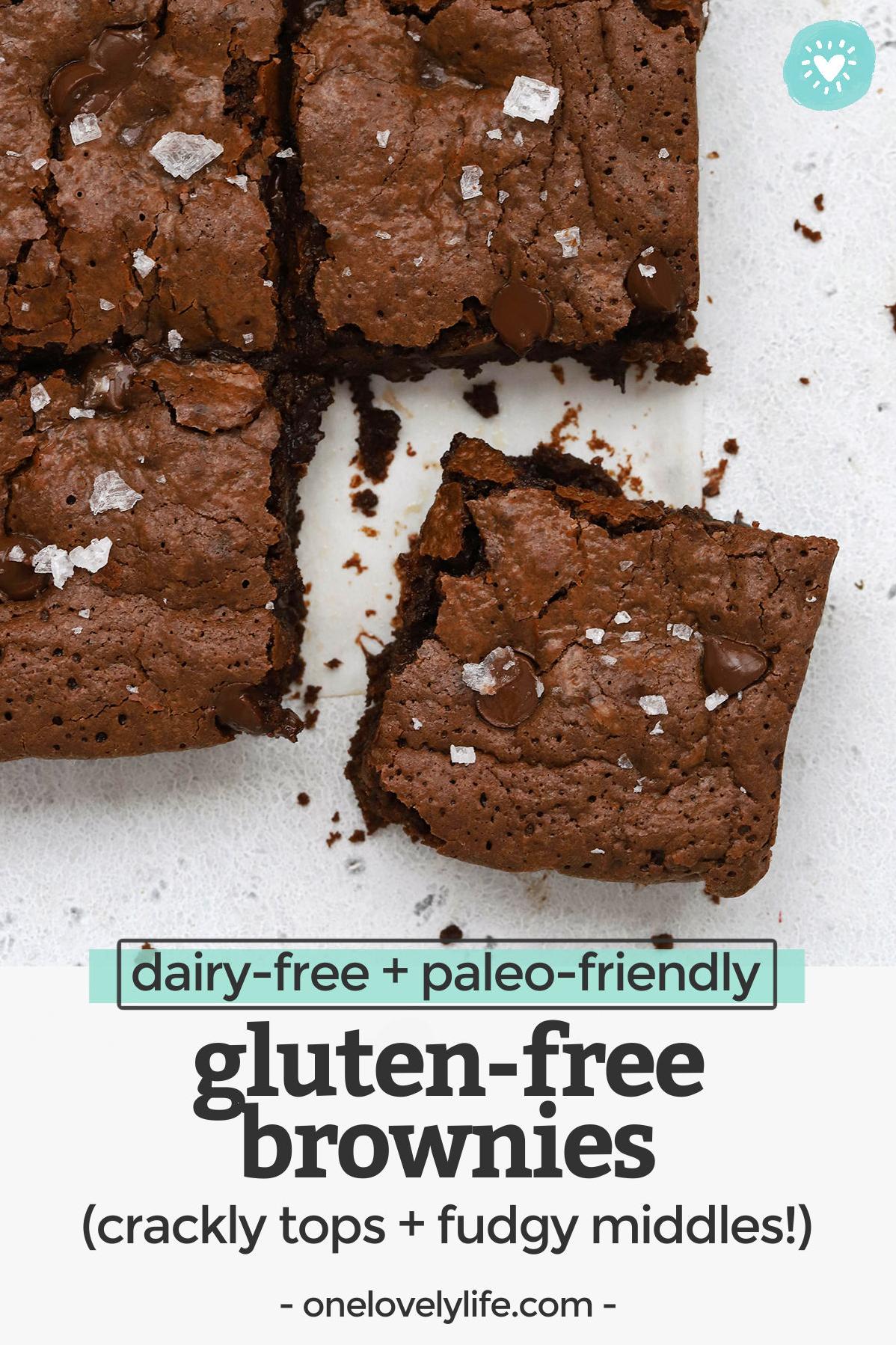  You won't believe how amazing these brownies taste without any gluten.