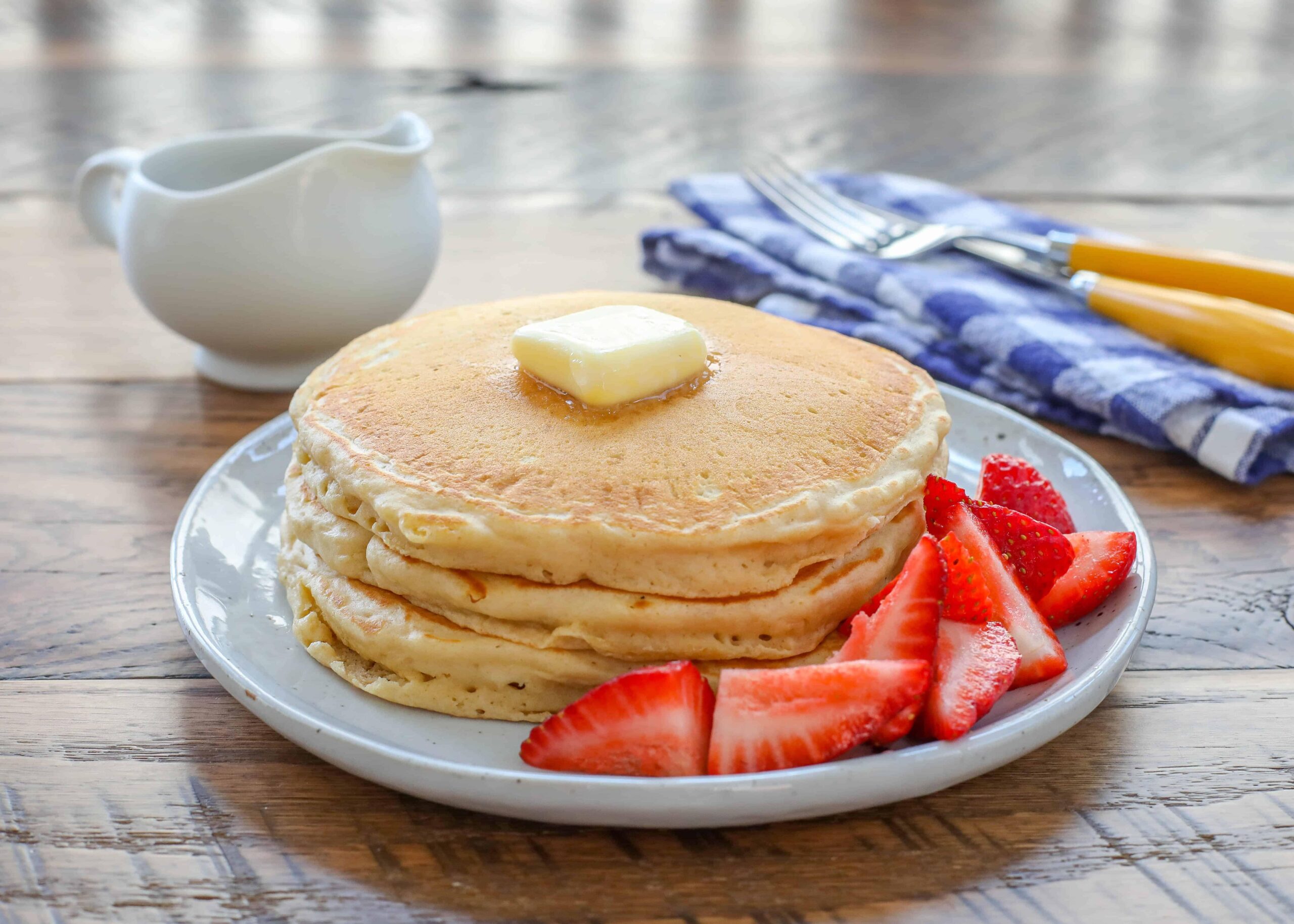  You won't believe how easy it is to make pancakes from scratch!