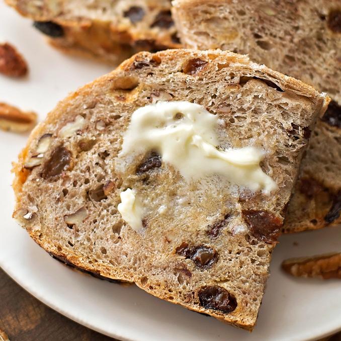  You won't believe this loaf's gluten-free genes until you see its nutty, fruity insides!