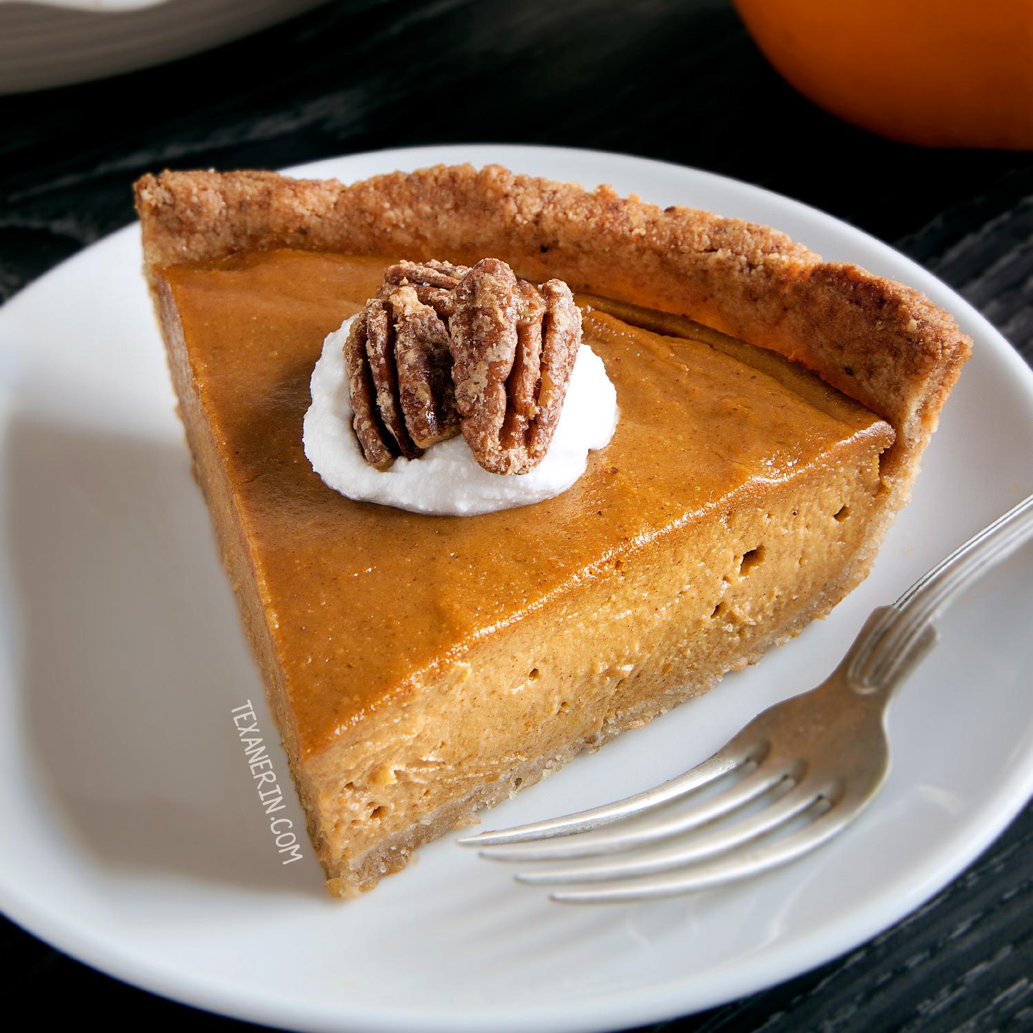  You won't even miss the dairy in this pumpkin pie.