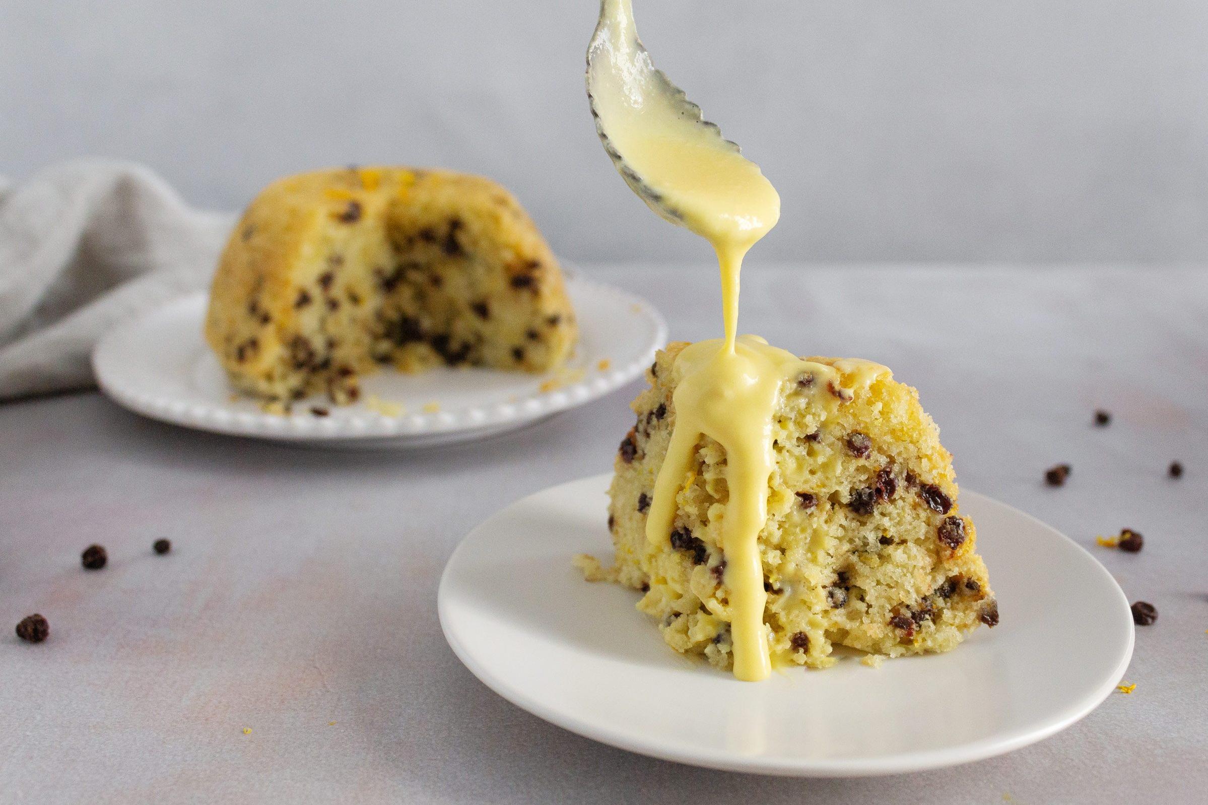  You won't miss the gluten in this instant pot spotted dick dessert!
