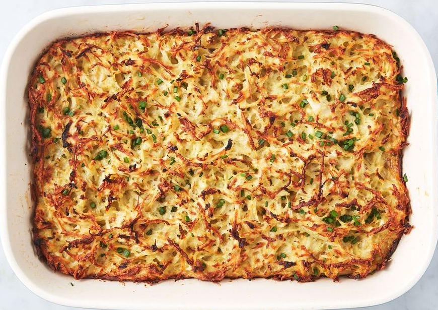  Your kitchen will smell heavenly as this delicious kugel cooks low and slow