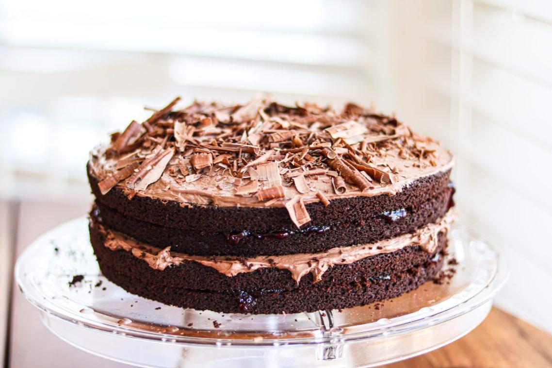  Your taste buds will thank you for trying this delicious chocolate cherry cake!