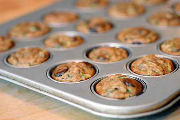 Zucchini Chocolate Chip Mini-Muffins (Gluten Free)
